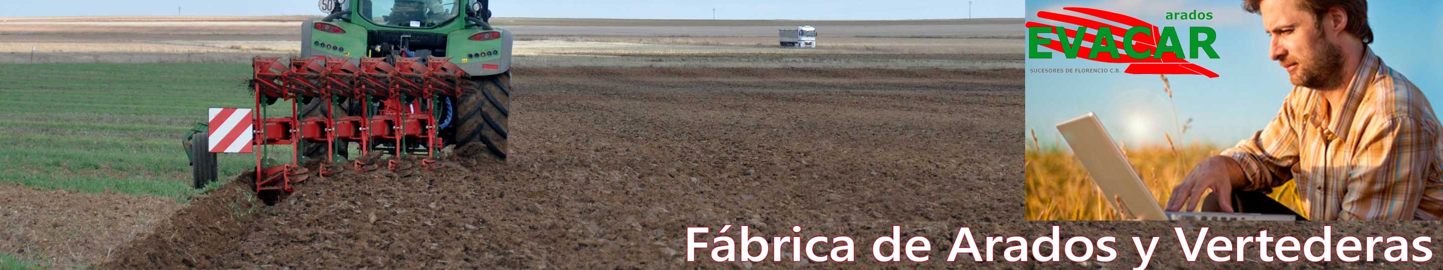 Contactar con EVACAR. Arados, vertederas y maquinaria agrícola. Palencia de Negrilla. Salamanca.